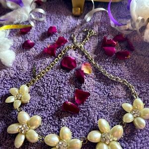 JCrew costume Pearl 16” Necklace